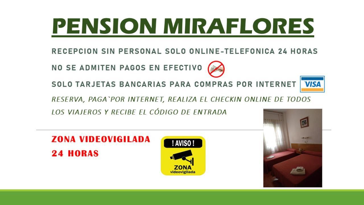 Pension Miraflores Сарагоса Экстерьер фото